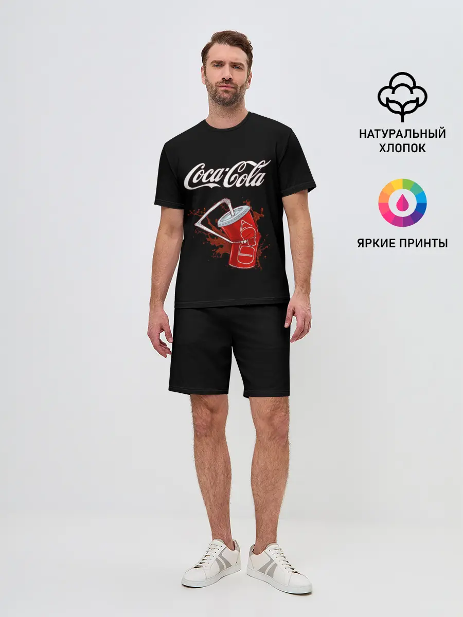Мужской костюм с шортами / Coca Cola