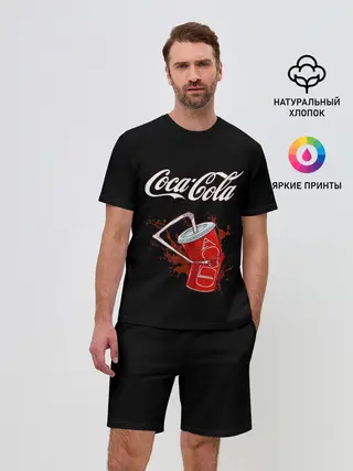 Мужской костюм с шортами / Coca Cola
