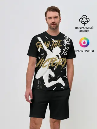 Мужской костюм с шортами / Haikyu Grab The Victory