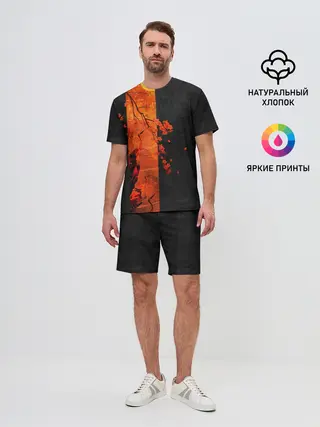 Мужской костюм с шортами / ЦАПЛЯ