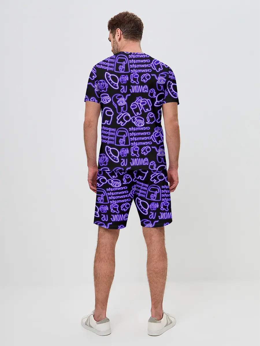 Мужской костюм с шортами / AMONG US | NEON