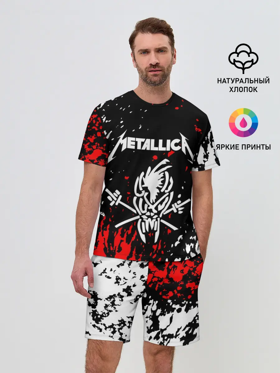 Мужской костюм с шортами / METALLICA