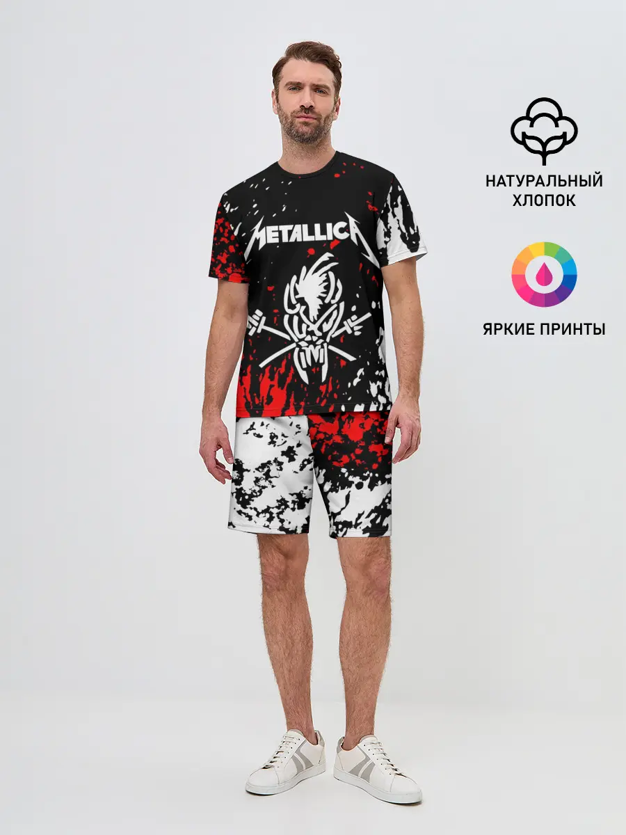 Мужской костюм с шортами / METALLICA