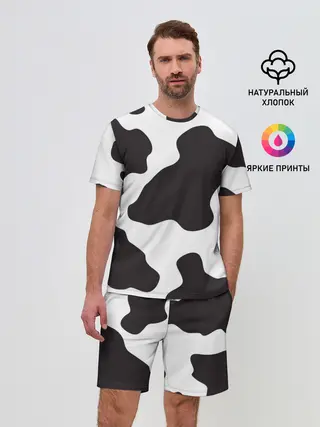 Мужской костюм с шортами / корова
