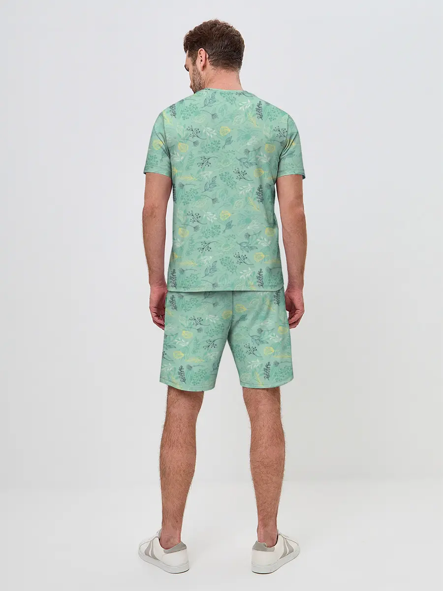 Мужской костюм с шортами / Гербарий