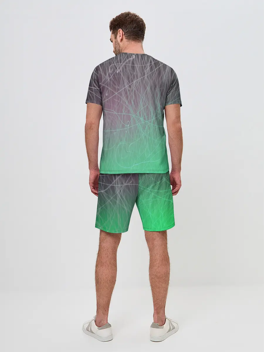 Мужской костюм с шортами / Текстура