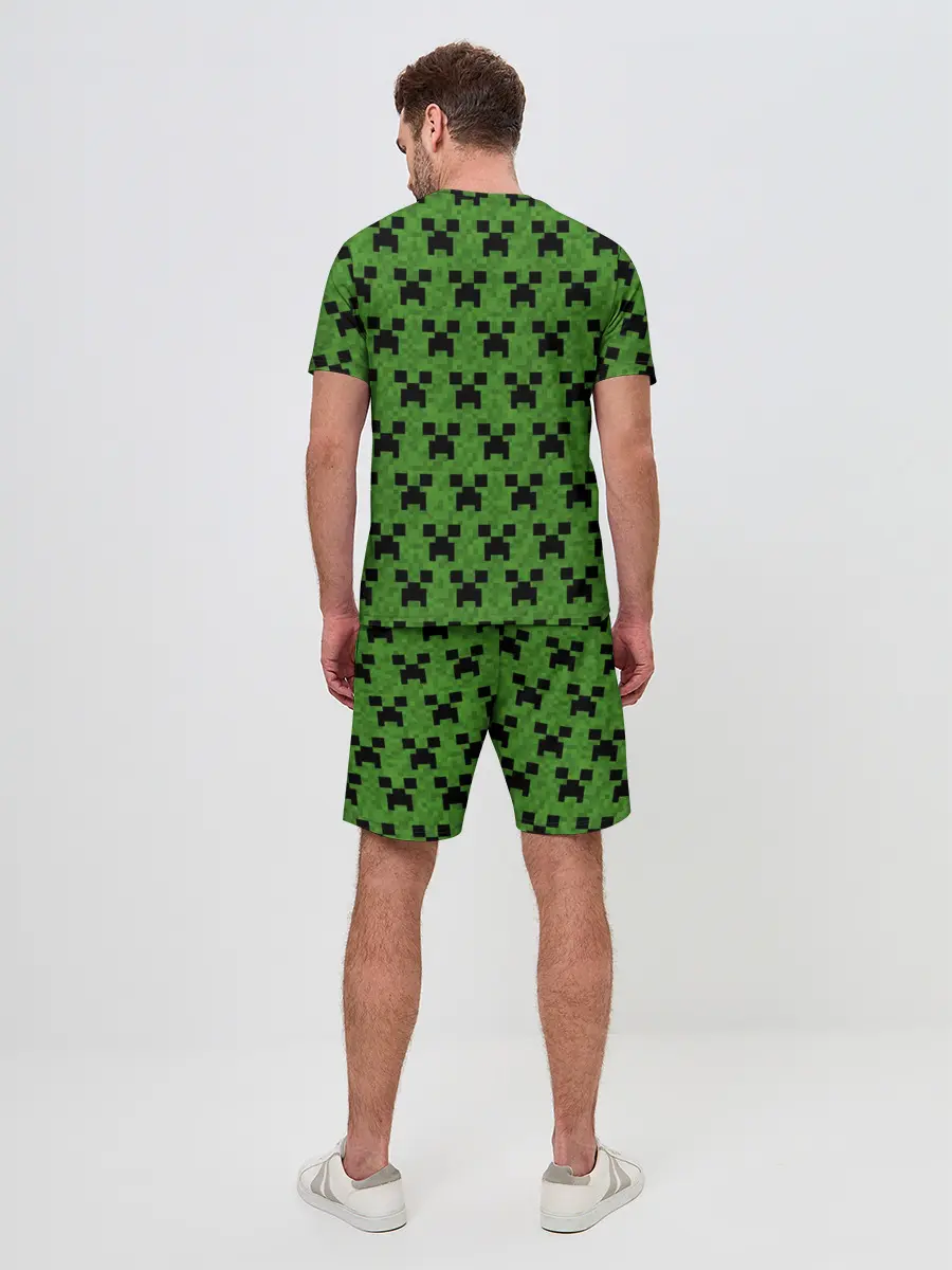 Мужской костюм с шортами / Minecraft