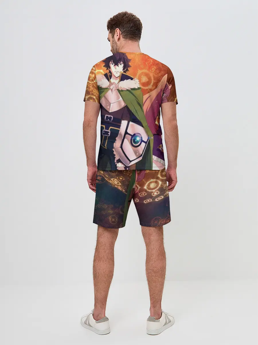 Мужской костюм с шортами / восхождение героя щита