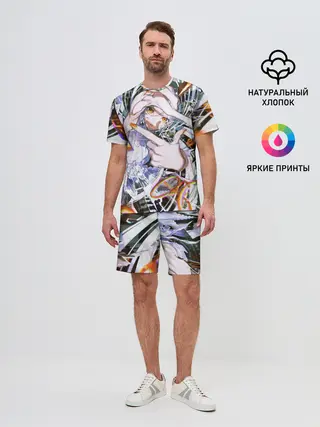 Мужской костюм с шортами / Anime girl art