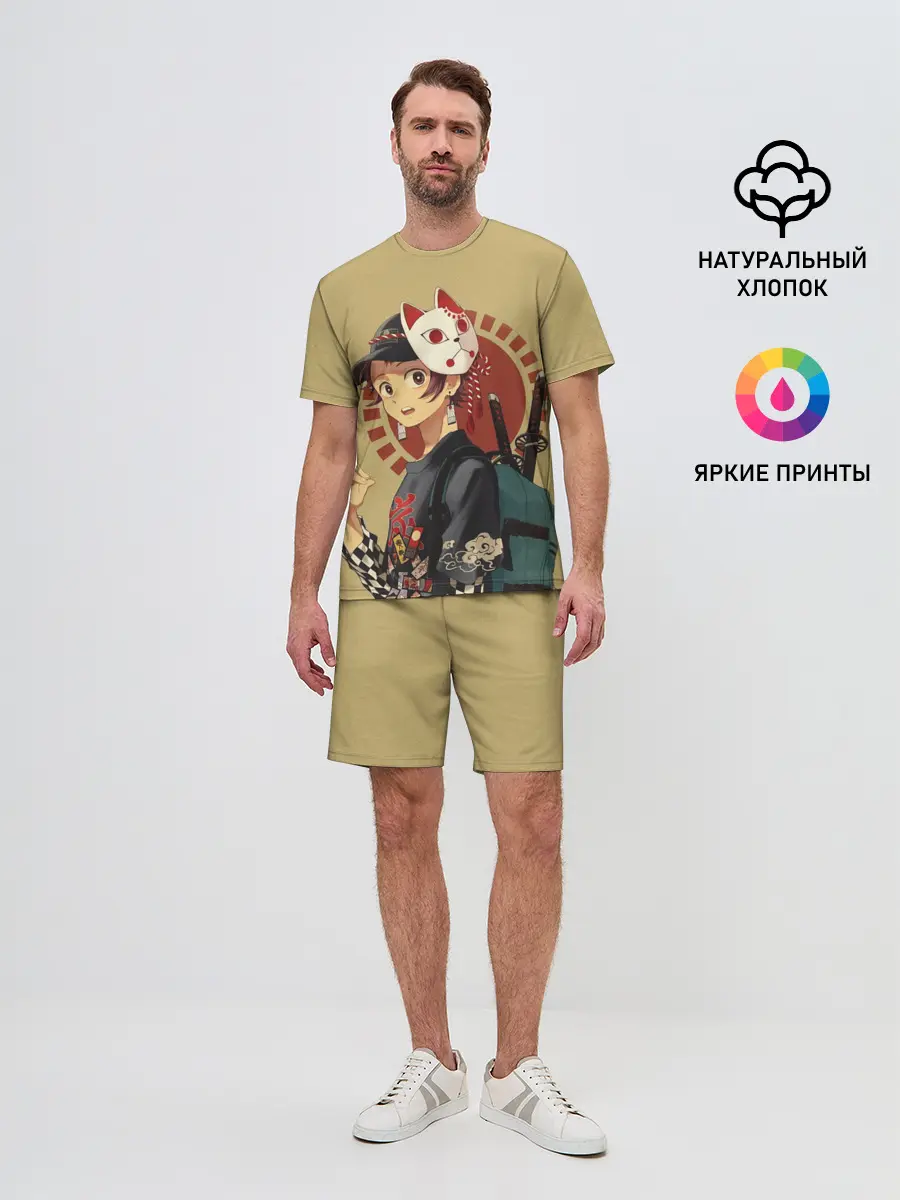 Мужской костюм с шортами / Tanjiro Kamado