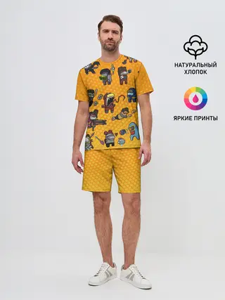 Мужской костюм с шортами / Among Us