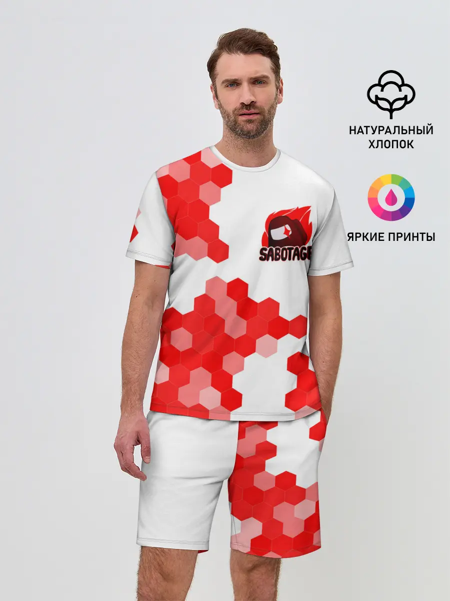 Мужской костюм с шортами / AMONG US - IMPOSTOR