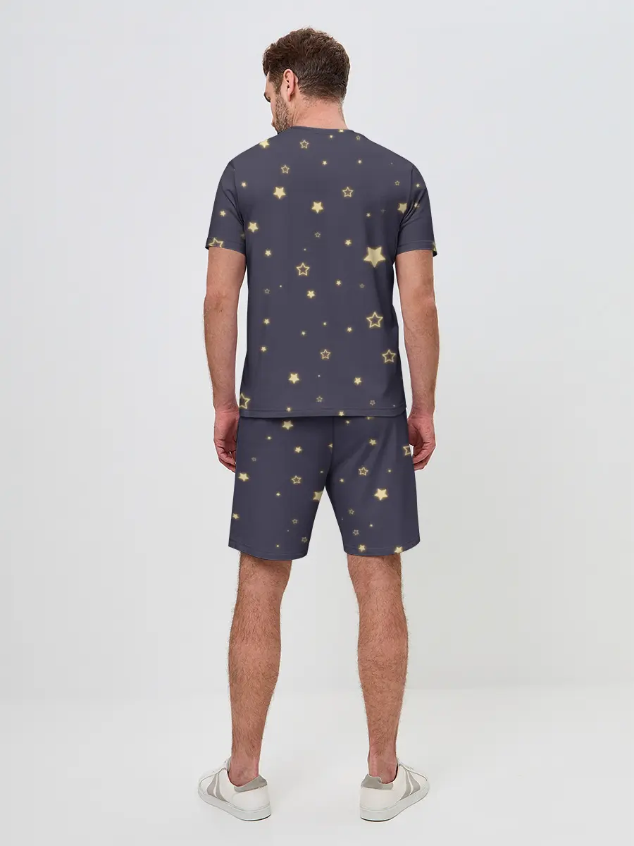 Мужской костюм с шортами / звезды