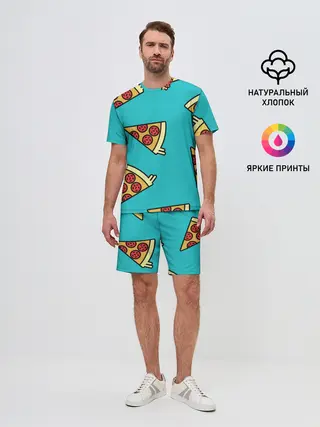 Мужской костюм с шортами / пицца