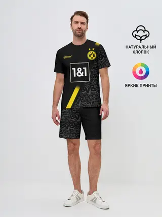 Мужской костюм с шортами / BORUSSIA выездная сезон 20/21
