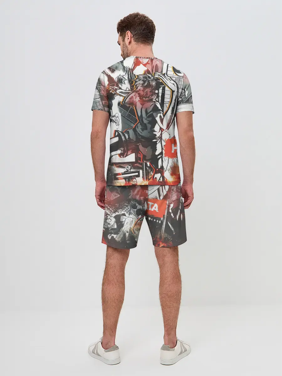 Мужской костюм с шортами / Haikyu Haikyuu Haikuu