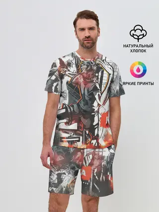 Мужской костюм с шортами / Haikyu Haikyuu Haikuu