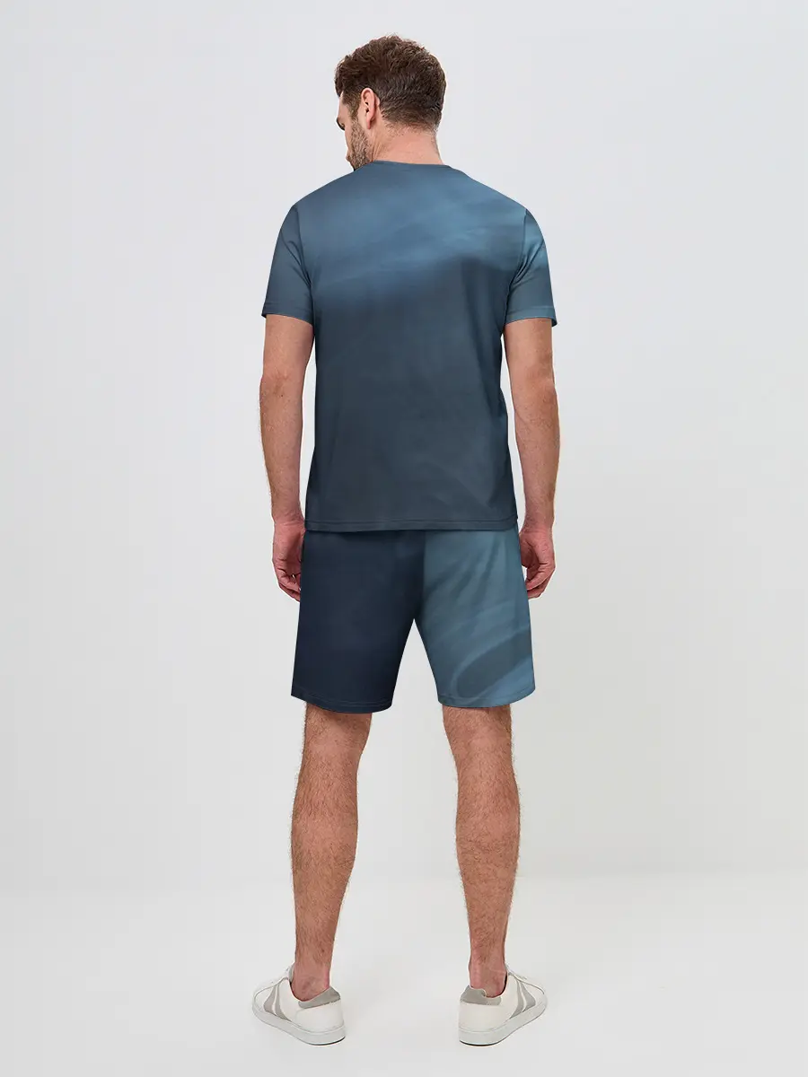 Мужской костюм с шортами / Дымчатый