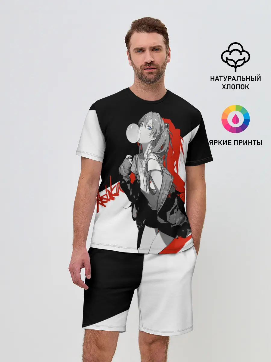 Мужской костюм с шортами / Asuka Langley Evangelion