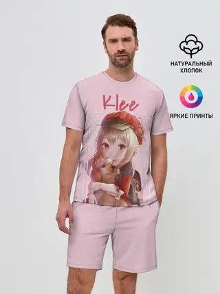 Мужской костюм с шортами / Genshin Impact