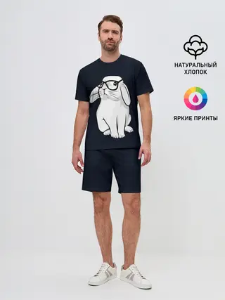 Мужской костюм с шортами / Кролик Хипстер