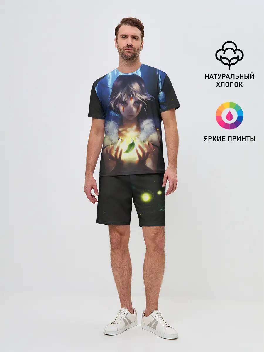 Мужской костюм с шортами / Принцесса Мононоке