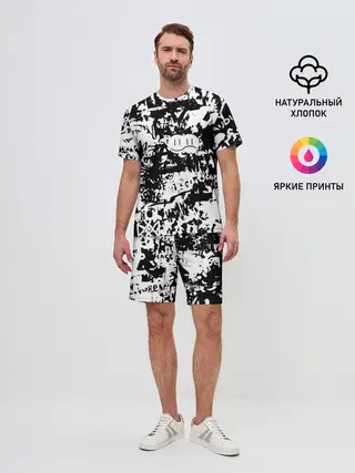Мужской костюм с шортами / Graffiti
