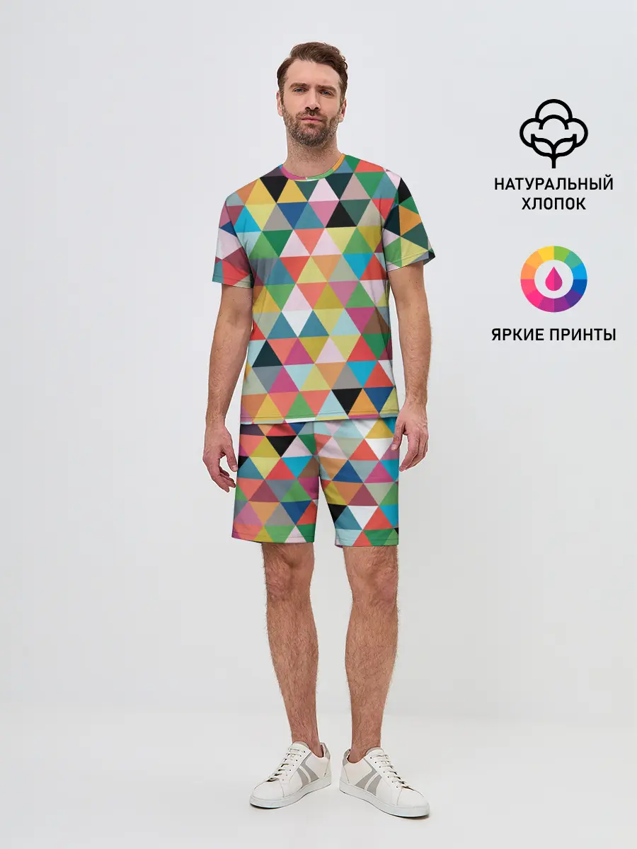 Мужской костюм с шортами / хипстерский паттерн