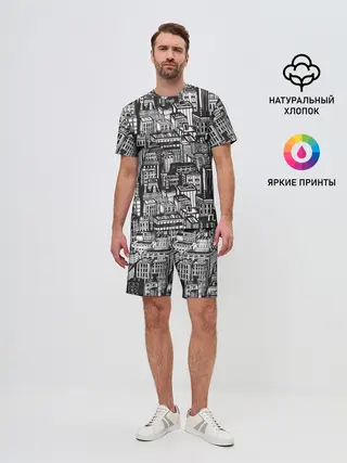 Мужской костюм с шортами / Бесконечный город