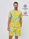 Мужской костюм с шортами / лимончики