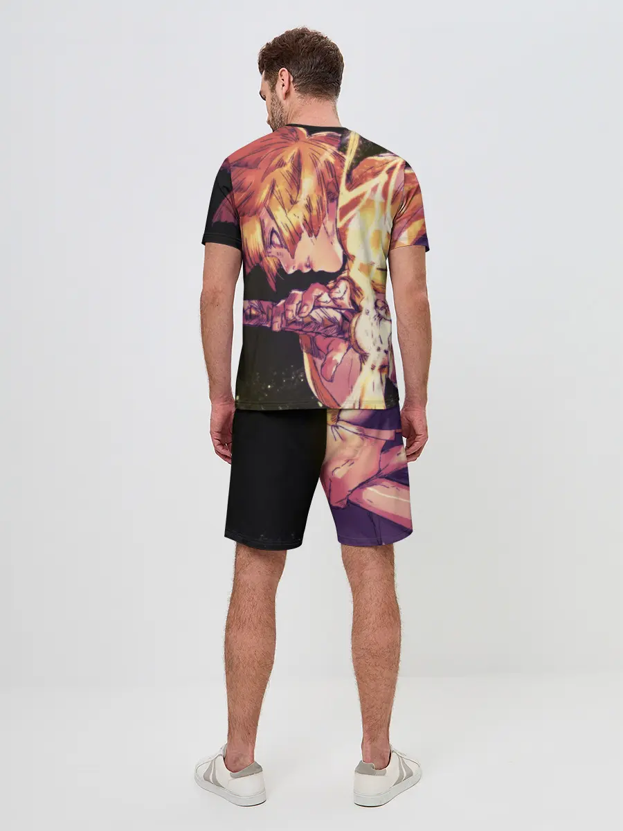 Мужской костюм с шортами / ЗЕНИЦУ ИЗ КЛИНКА