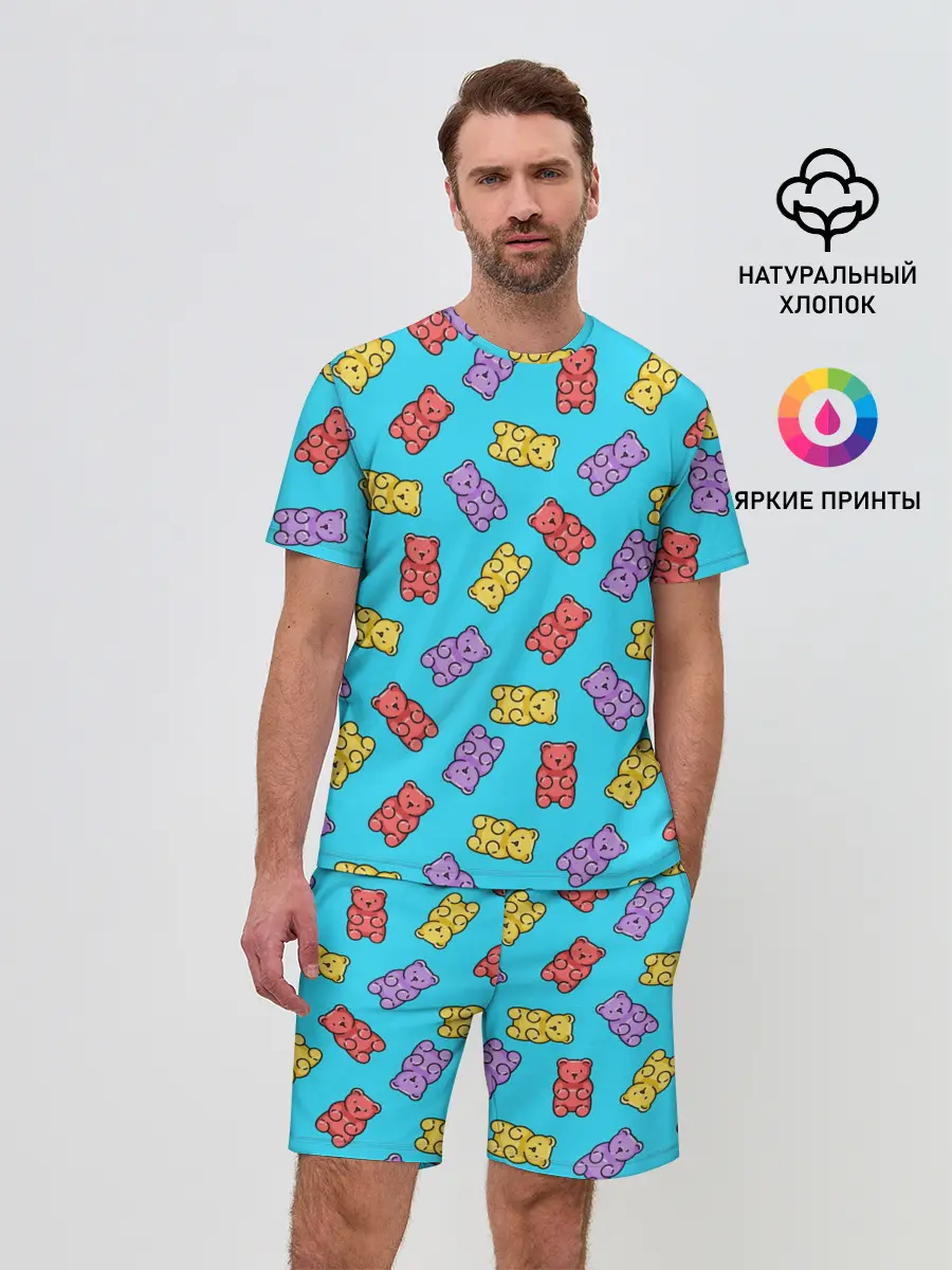 Мужской костюм с шортами / Мармеладные мишки