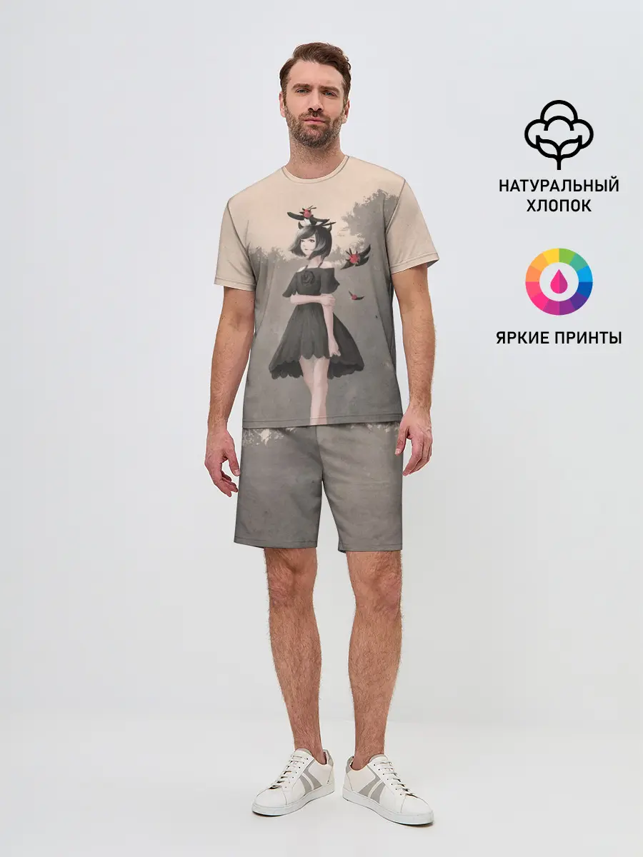 Мужской костюм с шортами / Secre Swallowtail