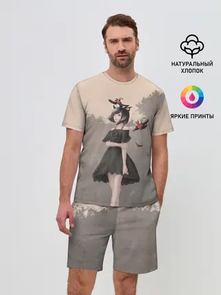 Мужской костюм с шортами / Secre Swallowtail