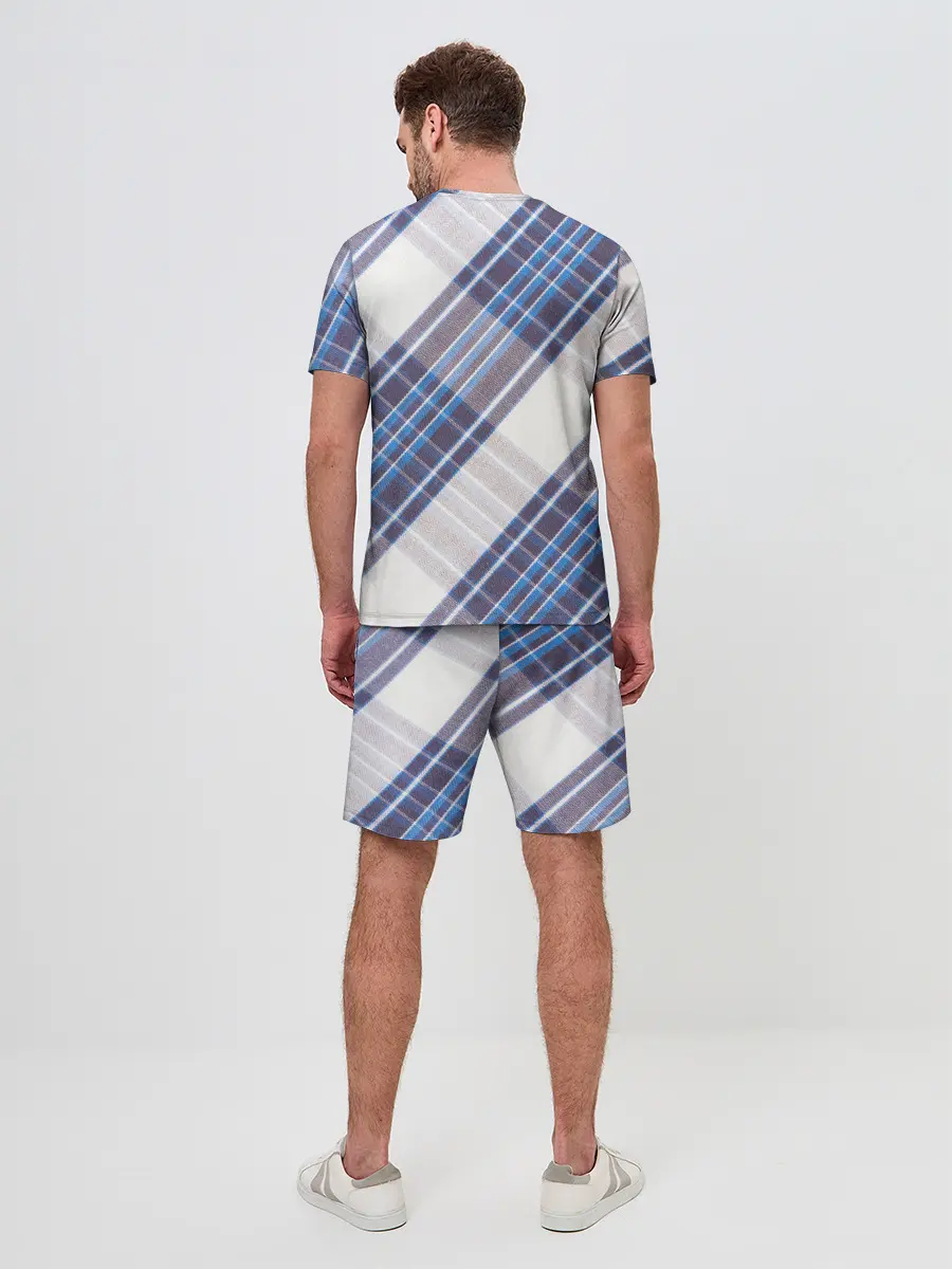 Мужской костюм с шортами / Шотландка | Scottish | Tartan