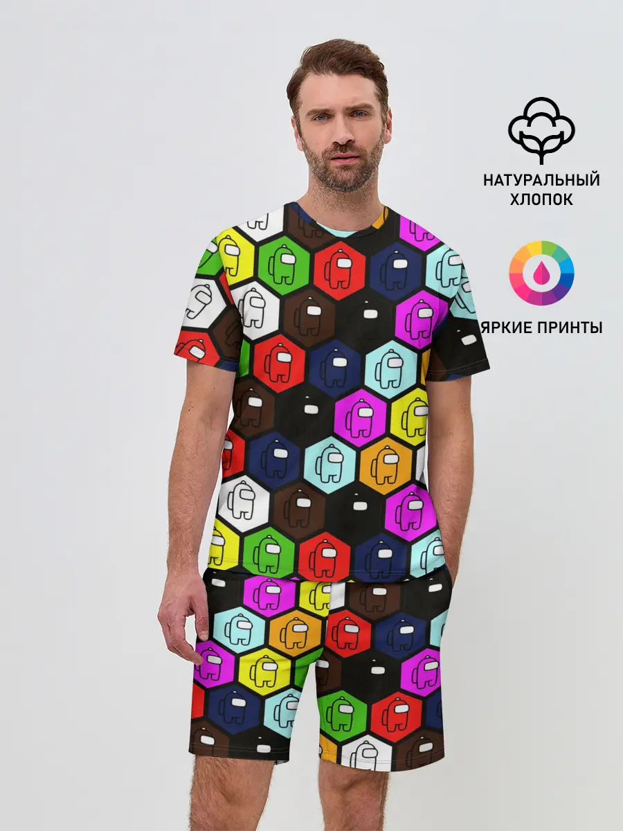 Мужской костюм с шортами / AMONG US