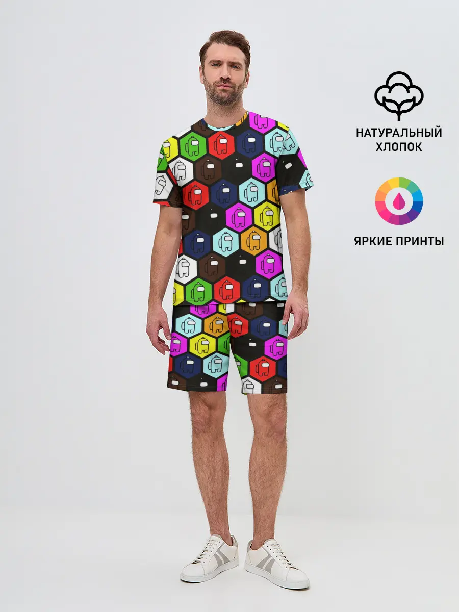 Мужской костюм с шортами / AMONG US