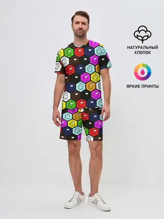 Мужской костюм с шортами / AMONG US
