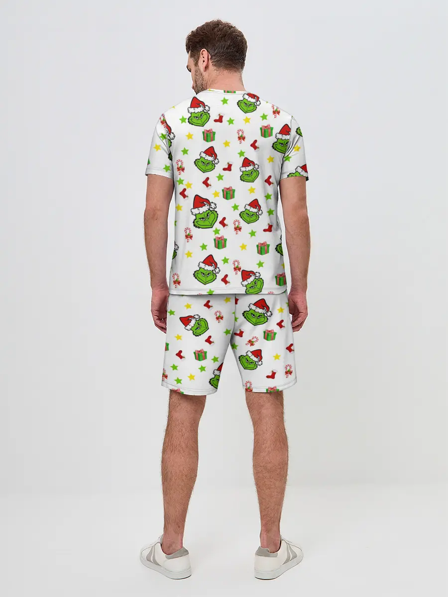 Мужской костюм с шортами / Гринч