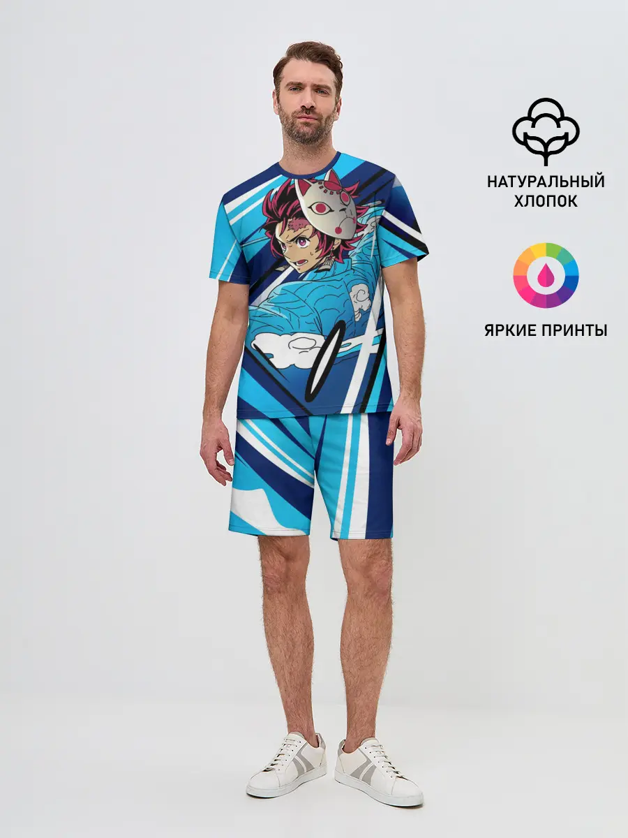 Мужской костюм с шортами / Клинок рассекающий демонов