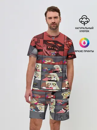 Мужской костюм с шортами / Отель Хазбин