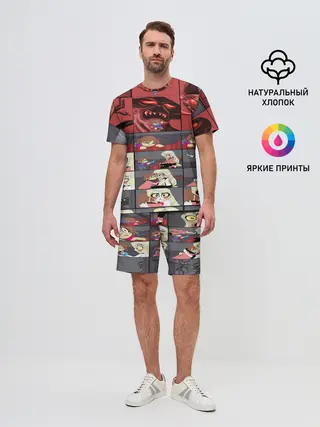 Мужской костюм с шортами / Отель Хазбин