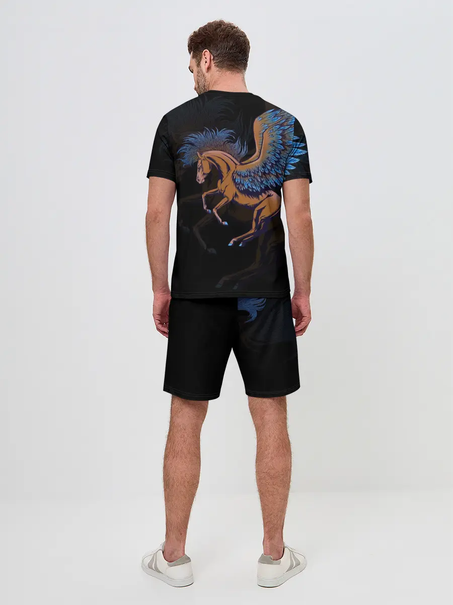 Мужской костюм с шортами / Pegasus wings