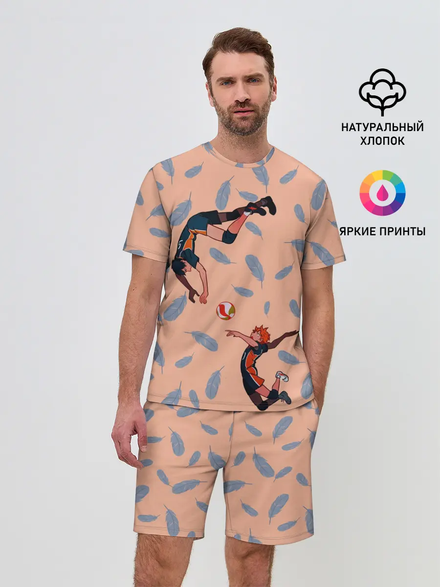 Мужской костюм с шортами / Karasuno Tobio x Hinata