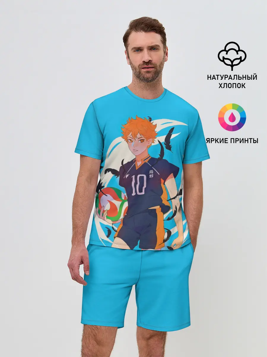 Мужской костюм с шортами / Хината