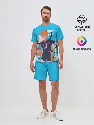 Мужской костюм с шортами / Хината