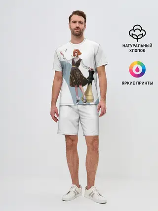 Мужской костюм с шортами / Ход Королевы