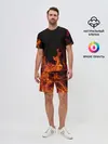 Мужской костюм с шортами / ОГОНЬ | FIRE
