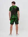 Мужской костюм с шортами / GREEN STRIPES | ЗЕЛЕНАЯ ГЕОМЕТРИЯ