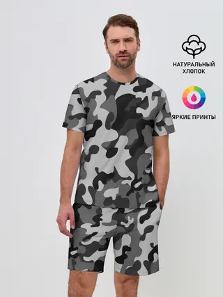 Мужской костюм с шортами / ГОРОДСКОЙ КАМУФЛЯЖ | CITY MILITARY